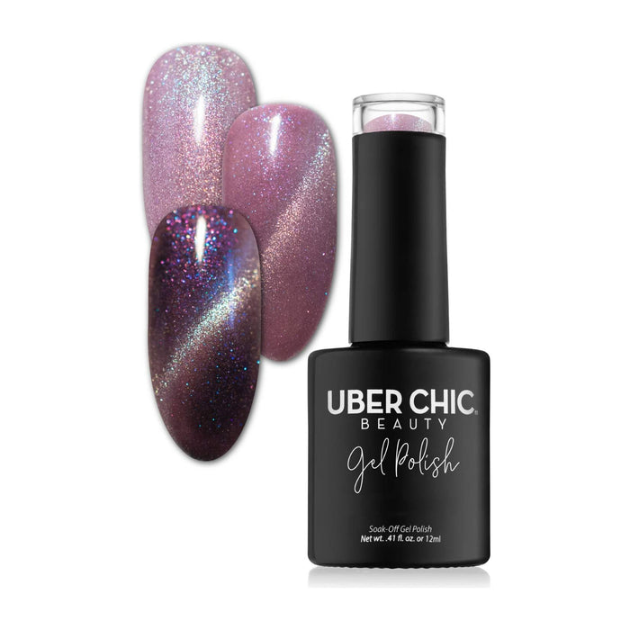 Uberchic Beauty Cotton Candy Daydream   Cats Eye Iridescent Gel Polish