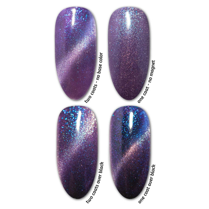 Uberchic Beauty Galactic Night   Cats Eye Iridescent Gel Polish