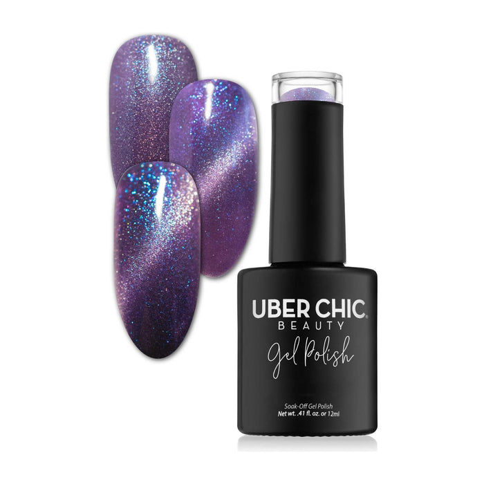 Uberchic Beauty Galactic Night   Cats Eye Iridescent Gel Polish