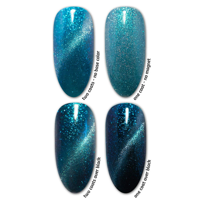 Uberchic Beauty Mermaid Lagoon   Cats Eye Iridescent Gel Polish