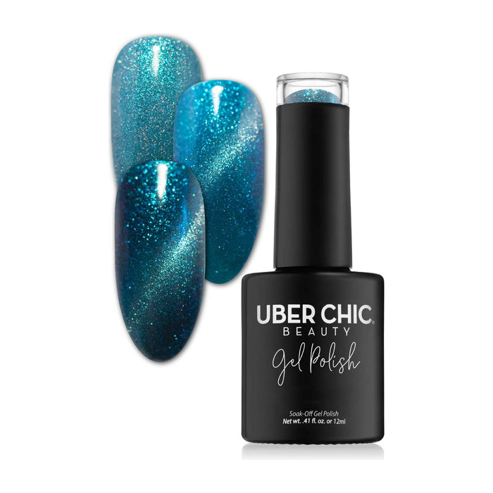 Uberchic Beauty Mermaid Lagoon   Cats Eye Iridescent Gel Polish