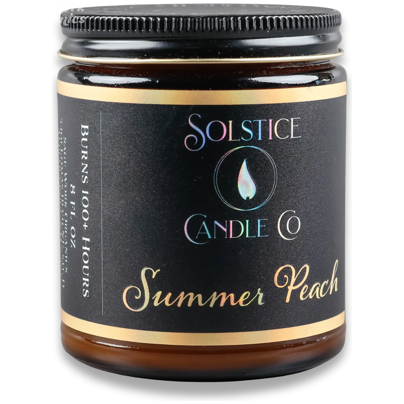 SageWork Organics Summer Peach Candle Candles
