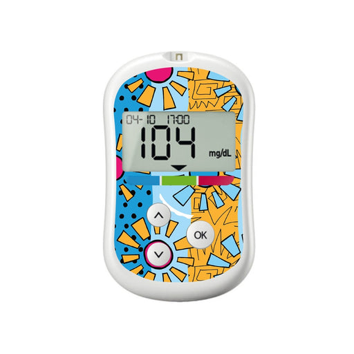 Peelz Summer Suns for OneTouch Verio Flex Glucometer Peelz/Stickers