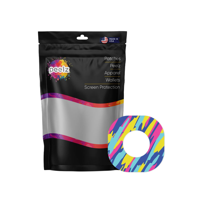 Peelz Summer Texture Dexcom G7 and Stelo Patch Tape - Pump Peelz Patch Medical Tape