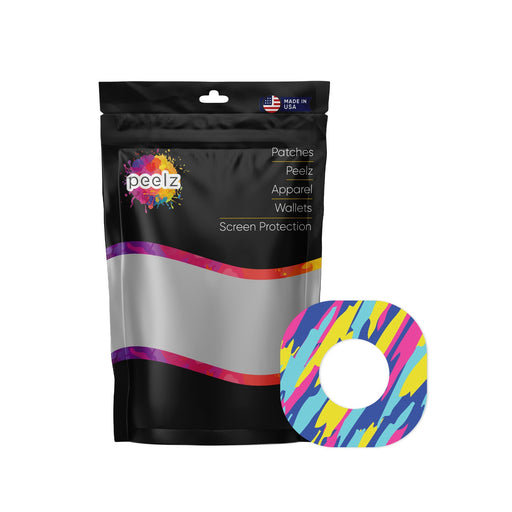 Peelz Summer Texture Dexcom G7 and Stelo Patch Tape - Pump Peelz Patch Medical Tape
