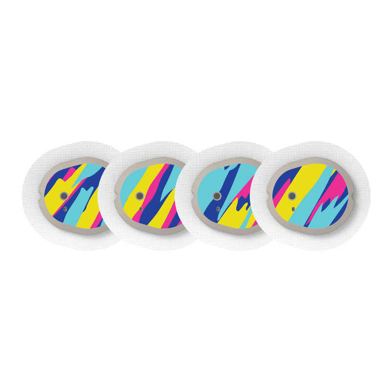 Peelz Summer Texture Sticker Designed for the DEXCOM G7 and Stelo Transmitter Peelz/Stickers
