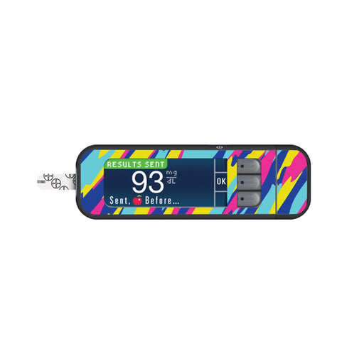 Peelz Summer Texture for Bayer Contour Next Glucometer Peelz/Stickers