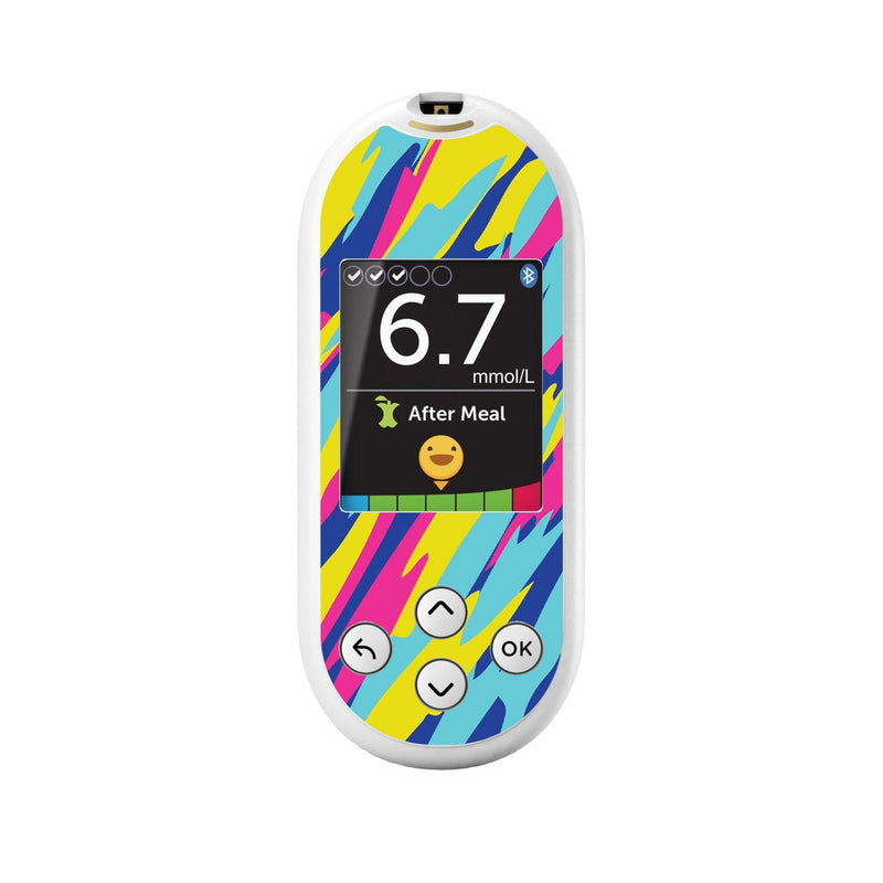 Peelz Summer Texture for OneTouch Verio Reflect Glucometer Peelz/Stickers