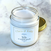 Clara & Fritz Tallow Shop Summer Balm for Body with Zinc Oxide Lotion & Moisturizer