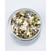 Lunautics Sun & Moon - Metallic Chunky Silver and Gold Glitter Chunky Glitter