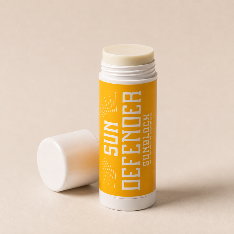 Doc Spartan® Sun Defender Sunblock Skin and Eye Care Light Gray
