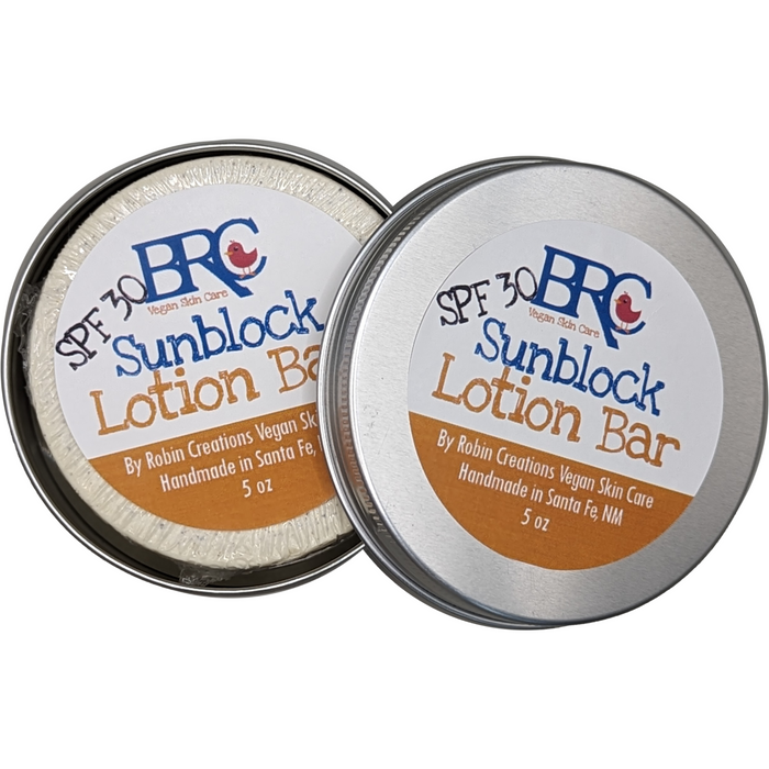 By Robin Creations - Spf 30 Sunblock Lotion Bars - 100% Reef Safe