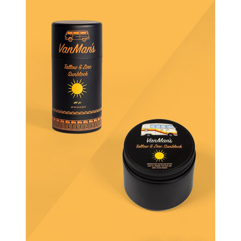VanMan VanMan’s Tallow & Zinc SunBlock - 2 oz