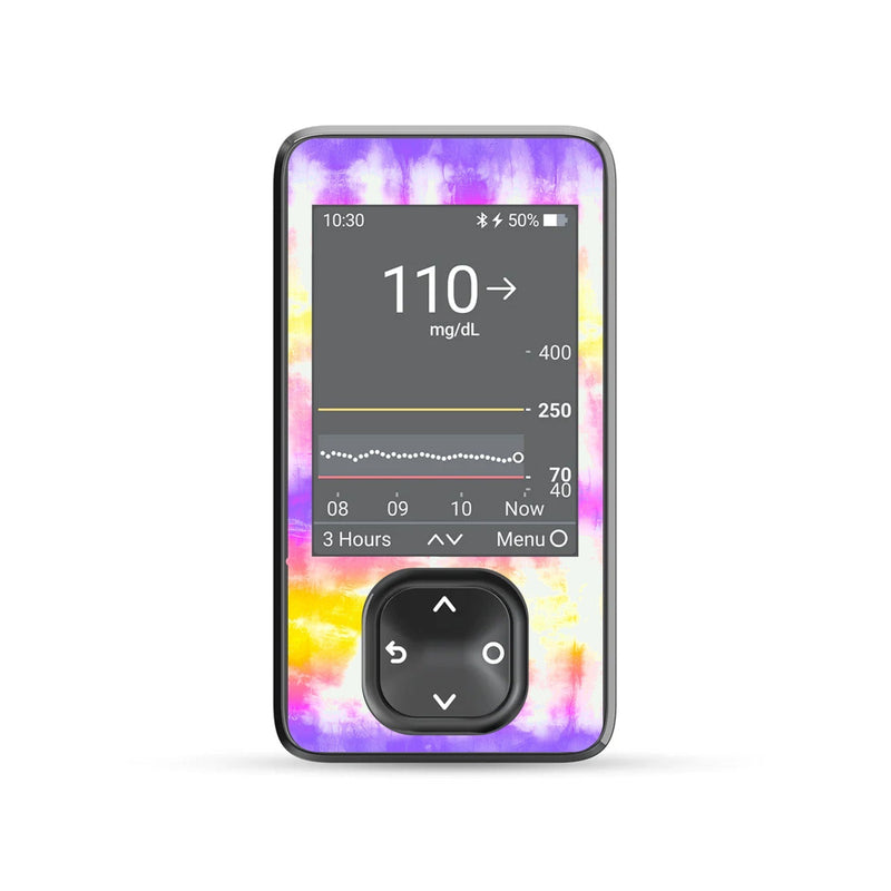 Peelz Sunburst DEXCOM G7 and Stelo and G6 Touchscreen Receiver Sticker Peelz/Stickers