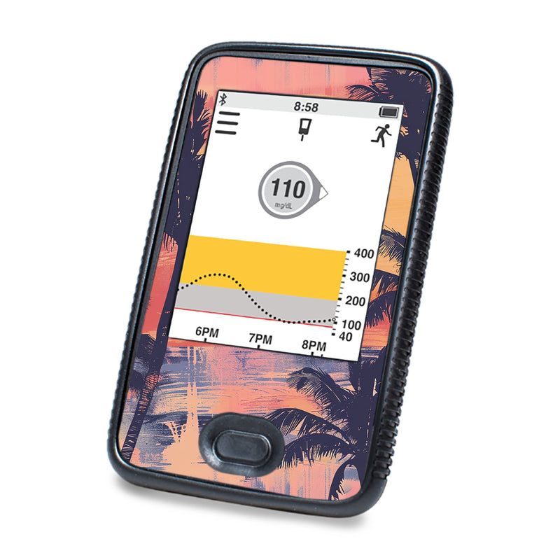 Peelz Sunset Serenade DEXCOM G6 Touchscreen Receiver Peelz/Stickers