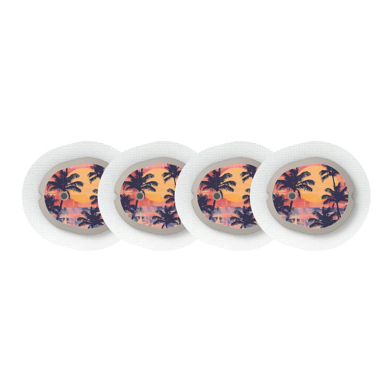 Peelz Sunset Serenade Designed for the DEXCOM G7 and Stelo Transmitter Peelz/Stickers