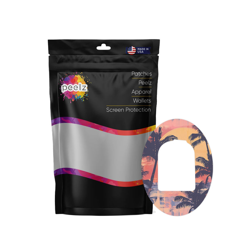 Peelz Sunset Serenade Pod Patch Tape - Pump Peelz Patch Medical Tape