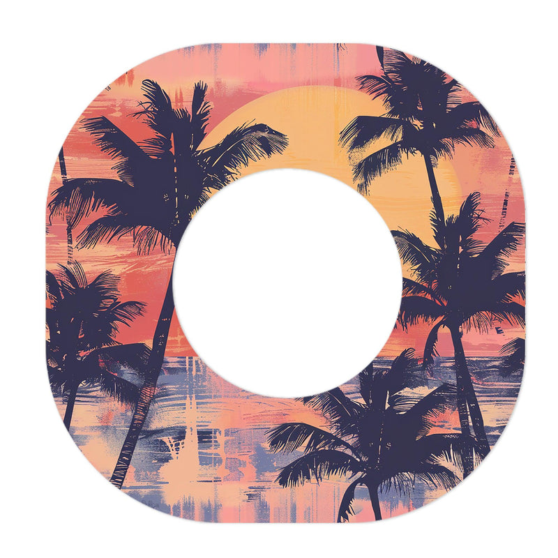 Peelz Sunset Serenade Dexcom G7 and Stelo Patch Tape - Pump Peelz Patch Medical Tape