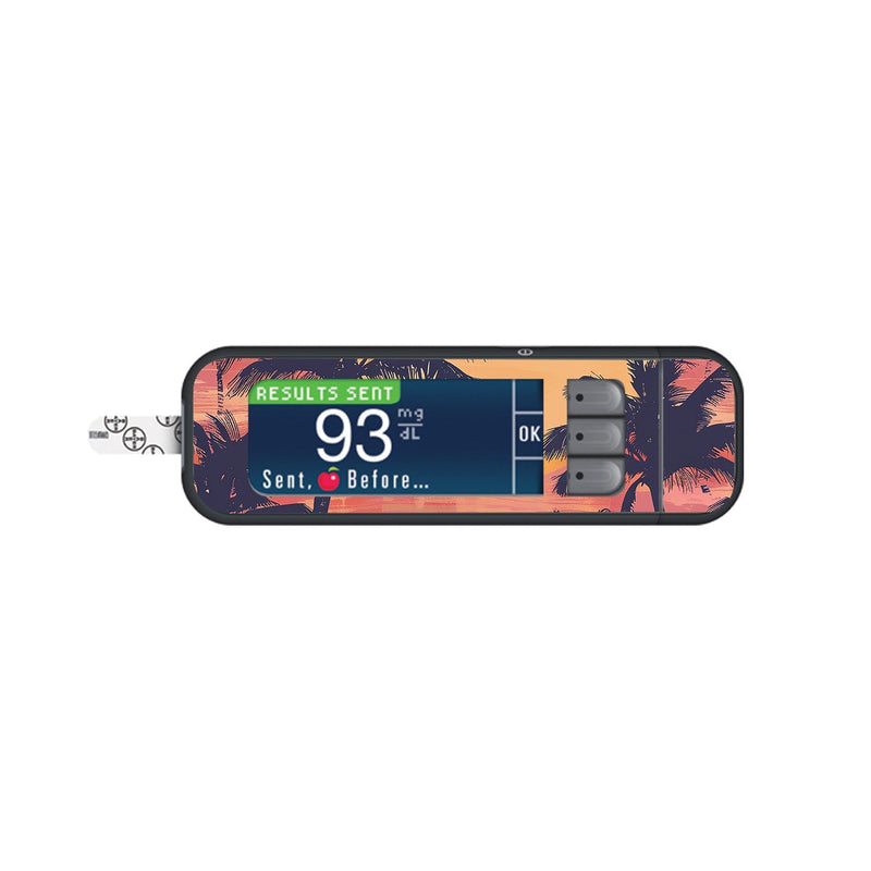 Peelz Sunset Serenade for Bayer Contour Next Glucometer Peelz/Stickers