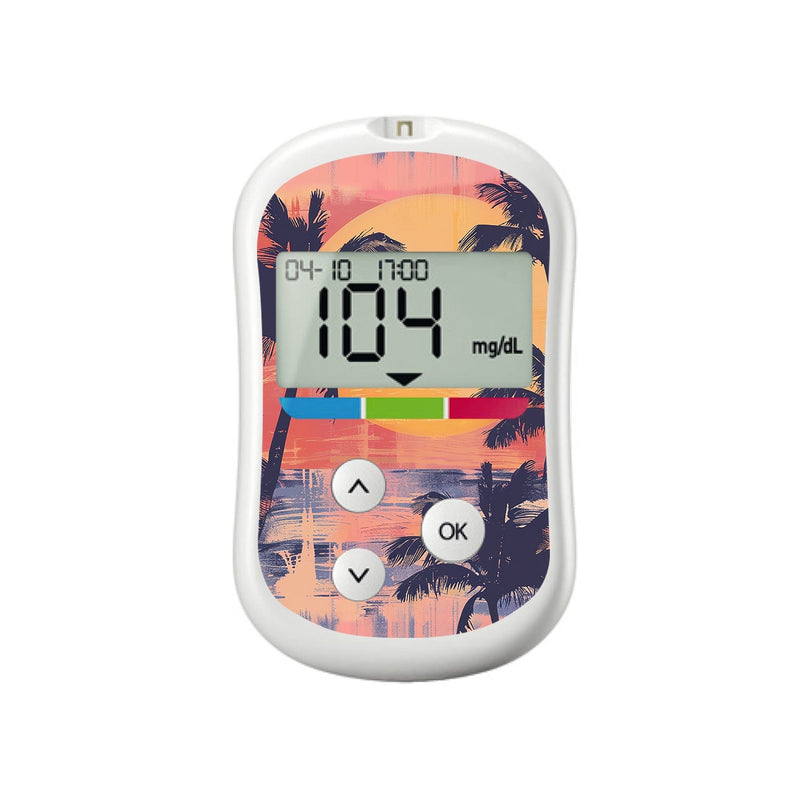 Peelz Sunset Serenade for OneTouch Verio Flex Glucometer Peelz/Stickers