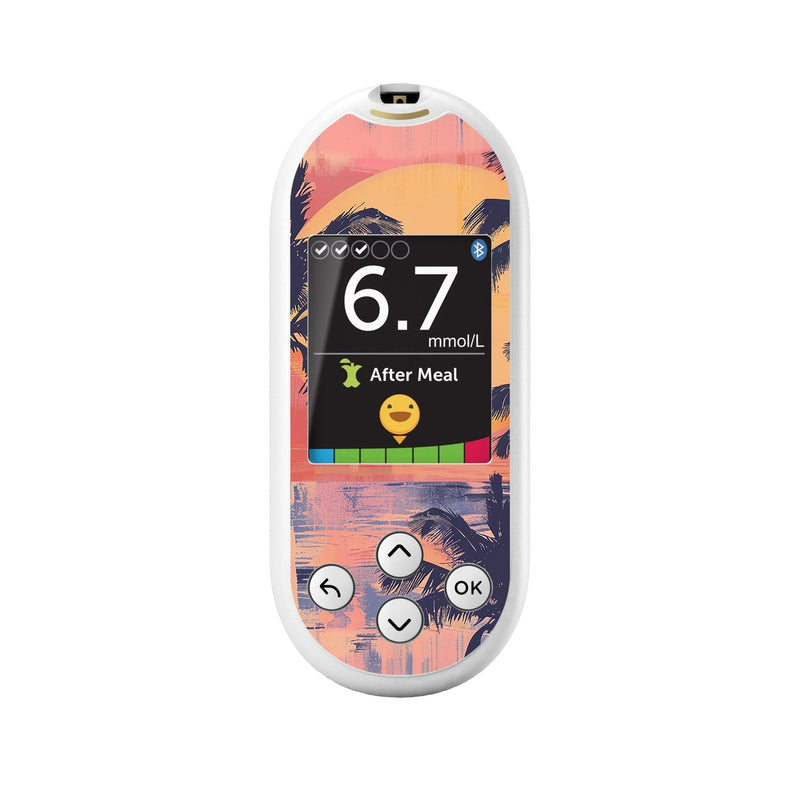Peelz Sunset Serenade for OneTouch Verio Reflect Glucometer Peelz/Stickers