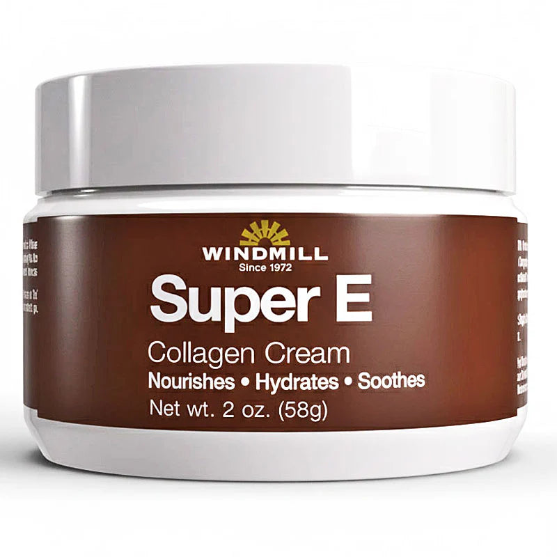 Windmill Super E Collagen Anti-Aging Face Cream with Vitamin E, 2 oz (58g) Skin Care