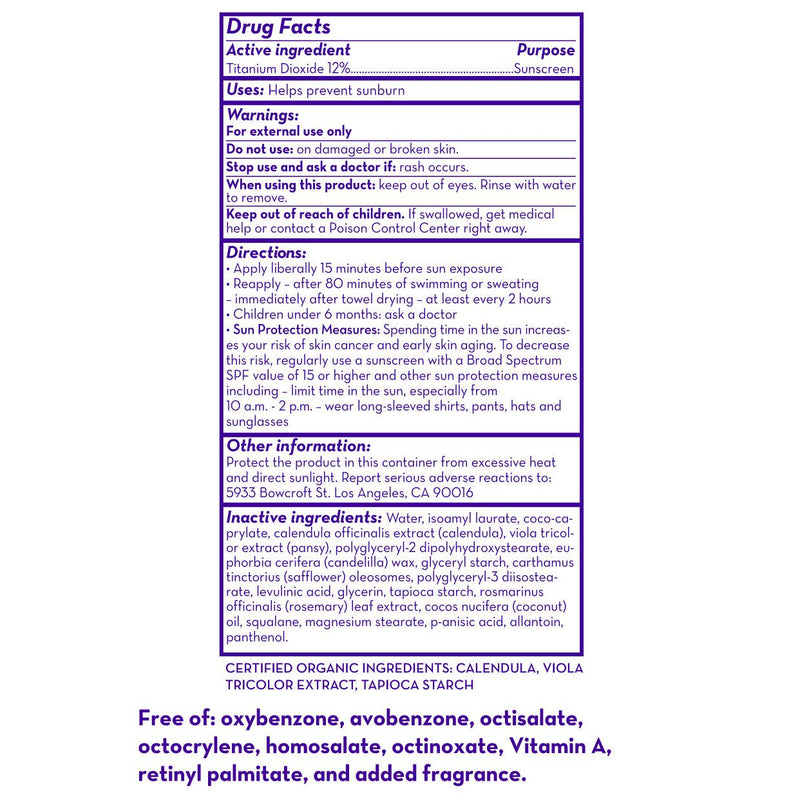 California Baby (No Fragrance) Super Sensitive™ Broad Spectrum SPF 30+ Sunscreen Sunscreen