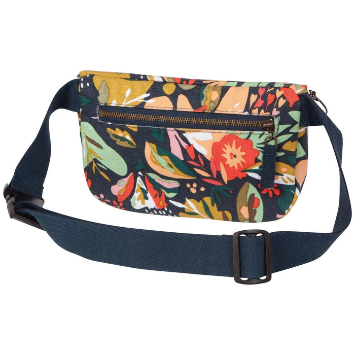 The Bullish Store Superbloom Cotton Hip Bag Adjustable Strap | Floral Waist Belt Bag Fanny Pack