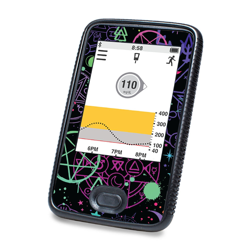 Peelz Supernatural Symbols DEXCOM G6 Touchscreen Receiver Peelz/Stickers