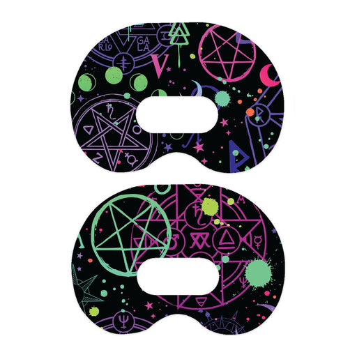 Peelz Supernatural Symbols Medtronic Guardian Connect Patch Tape - Pump Peelz Patch Medical Tape