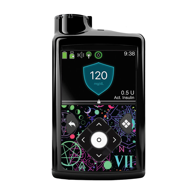 Peelz Supernatural Symbols Sticker for Medtronic MiniMed 770G & 780G Peelz/Stickers