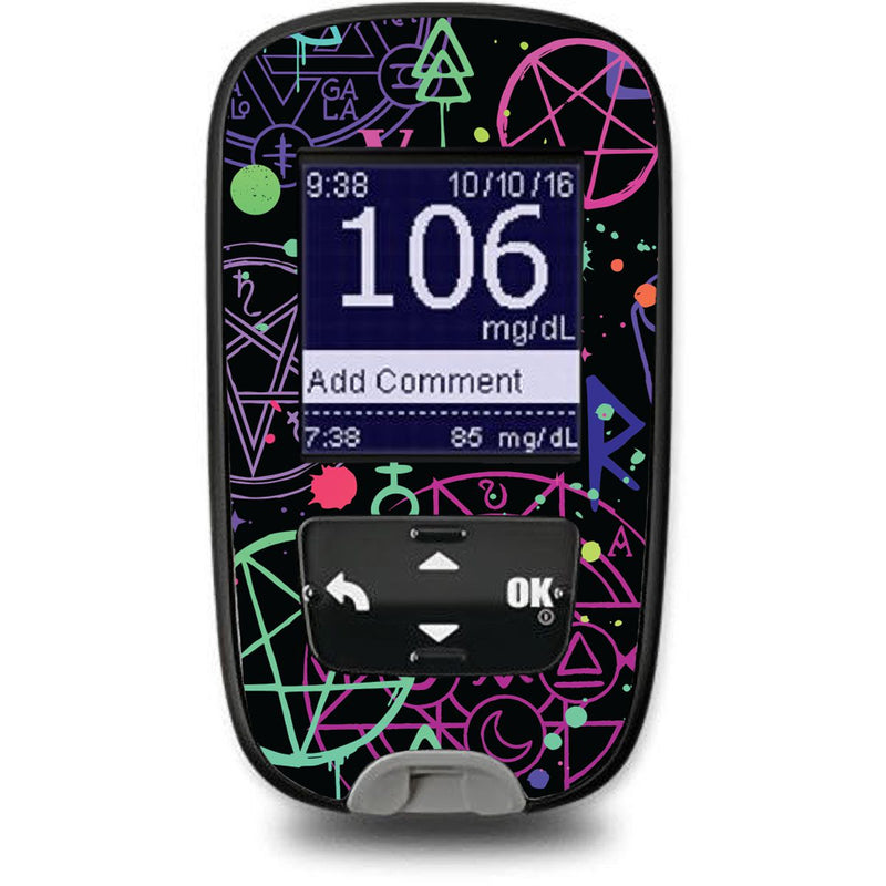 Peelz Supernatural Symbols Sticker for the Accu-Chek Guide Glucometer Peelz/Stickers