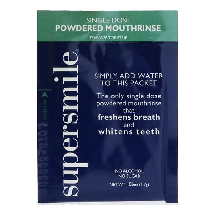 Supersmile Single Dose Powdered Mouthrinse (No Alcohol/Sugar) 60x1.7g