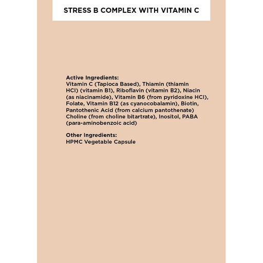 Zuma Nutrition - Stress B Complex with Vitamin C