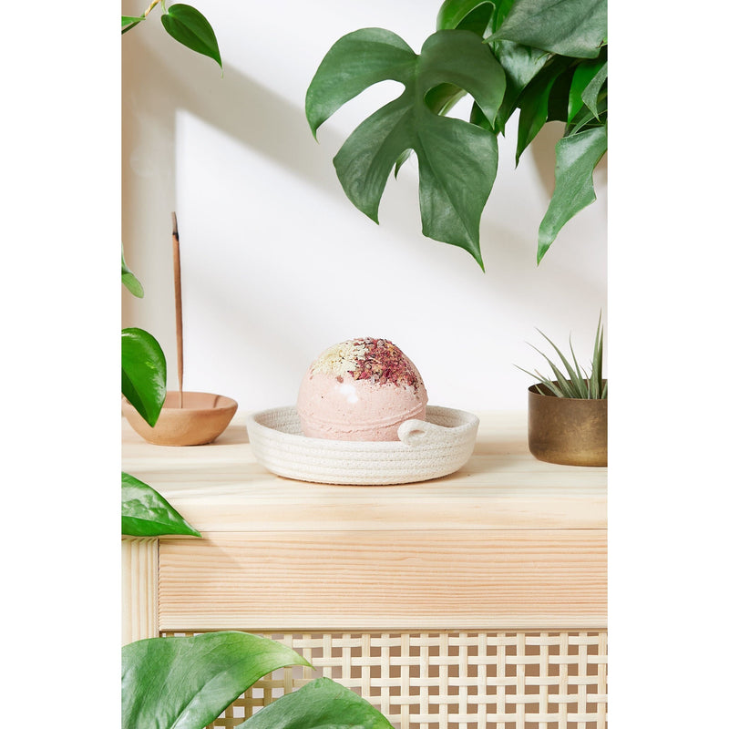 Butter Me Up Organics Organic Bath Bomb with Crystal Inside / Crystal Bath Bomb / Organic Bath Bomb Bath