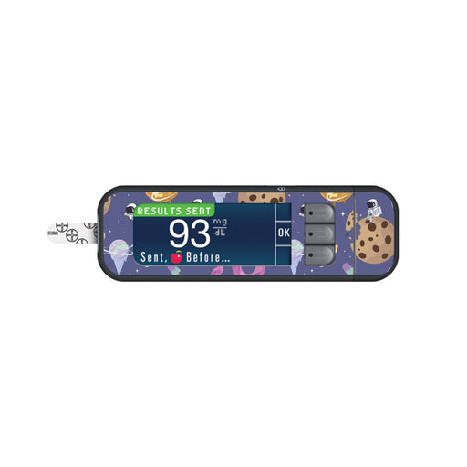 Peelz Sweet Space Sticker for Bayer Contour Next Glucometer Peelz/Stickers