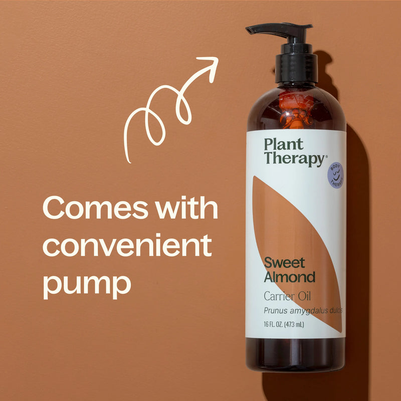 Plant Therapy Sweet Almond Carrier Oil Body Care
