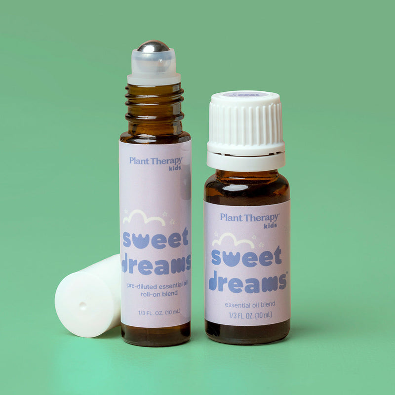 Plant Therapy Sweet Dreams KidSafe Essential Oil Pre-Diluted Roll-On Essential Oil Dark Sea Green 10 mL