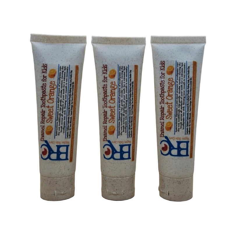 By Robin Creations New Biodegradable Packaging! Enamel Repair Toothpaste for Kids Toothpaste
