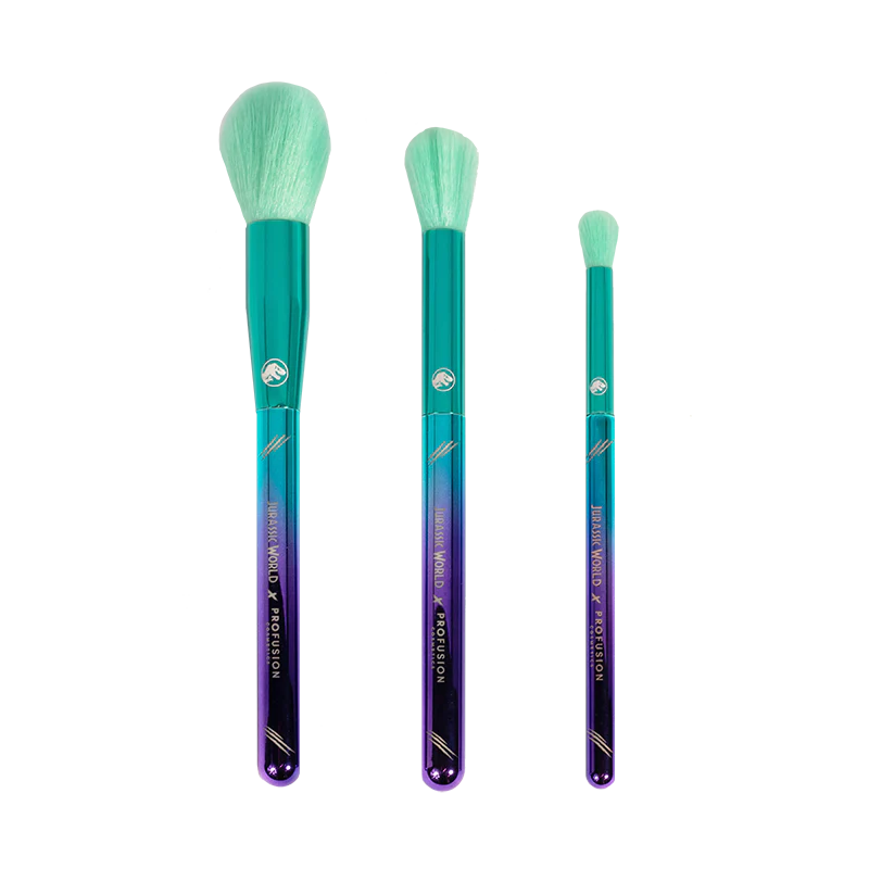 Profusion Cosmetics Jurassic World | Slash. Soar. Roar! Face & Eye Brush Set Makeup Brushes