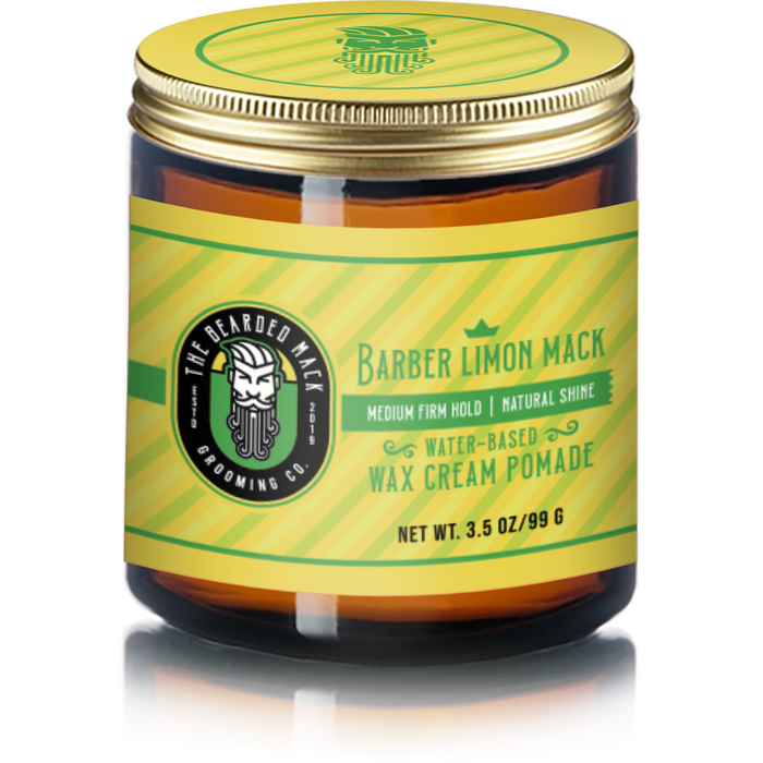 The Bearded Mack Grooming Co Wax Cream Pomade