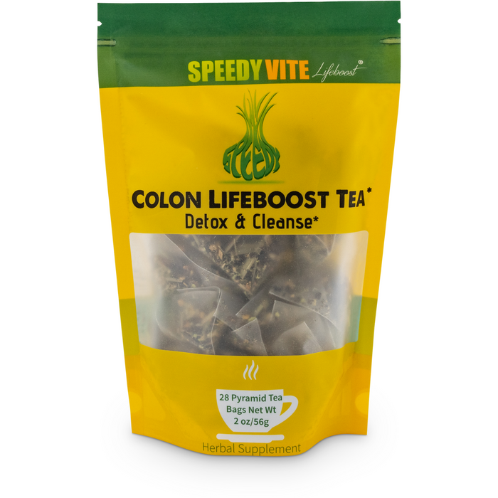 Speedyvite® Colon Lifeboost® Tea Usda Organic (4Oz / 28Teabags) Detox & Cleanse, Made In Usa Free Shipping