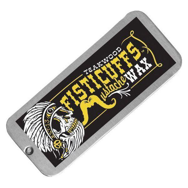 Grave Before Shave Teakwood Scent Fisticuffs Mustache Wax "Original hold" Mustache Wax