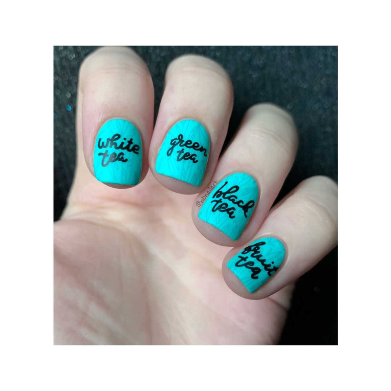 UberChic Beauty Tea Time Stamping Plate