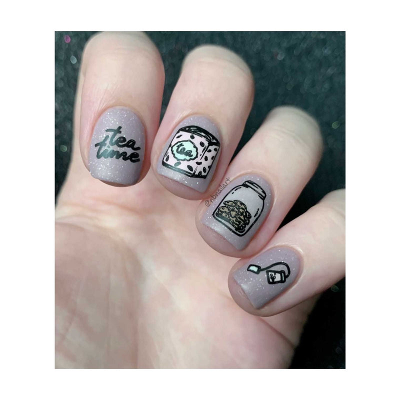 UberChic Beauty Tea Time Stamping Plate