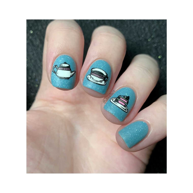 UberChic Beauty Tea Time Stamping Plate