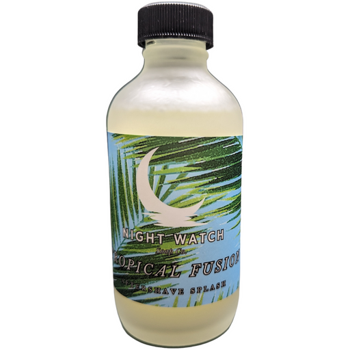 Night Watch Soap Co. Tropical Fusion Aftershave Splash 4 Oz