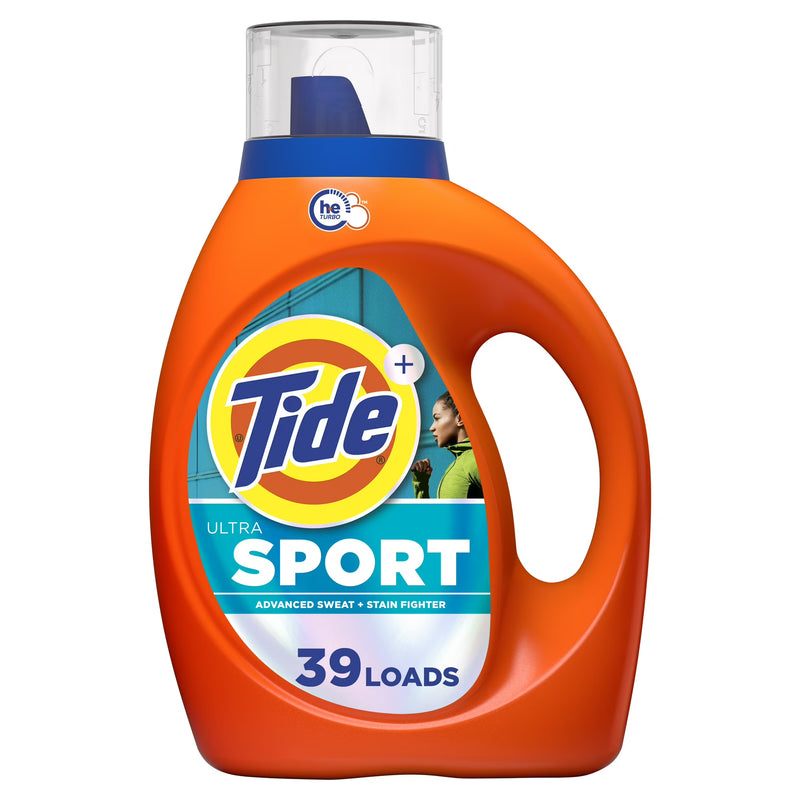 Tide Tide Plus Ultra Sport Liquid Laundry Detergent 4x55 oz Laundry Detergent White Smoke