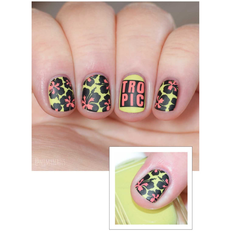 UberChic Beauty Tropic Like It's Hot Stamping Plate