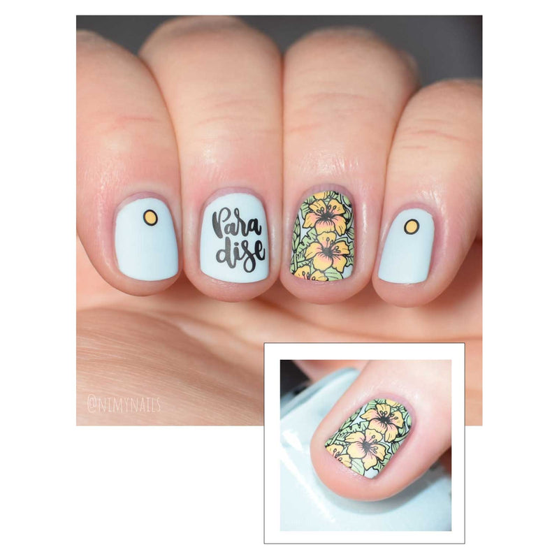 UberChic Beauty Tropic Like It's Hot Stamping Plate